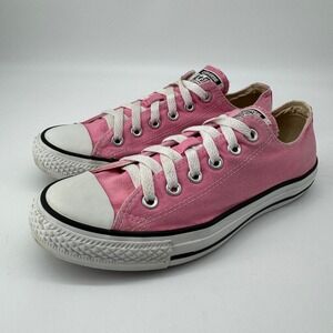Converse Chuck Taylor Shoes 8 Pink Low Top Canvas Bella Swan Grunge Mall Goth